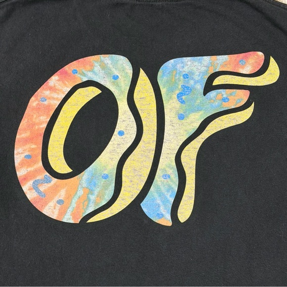 Odd Future T-Shirt Mens Size L Black Classic Donut Tee OFWGKTA 100% Cotton - Picture 4 of 13